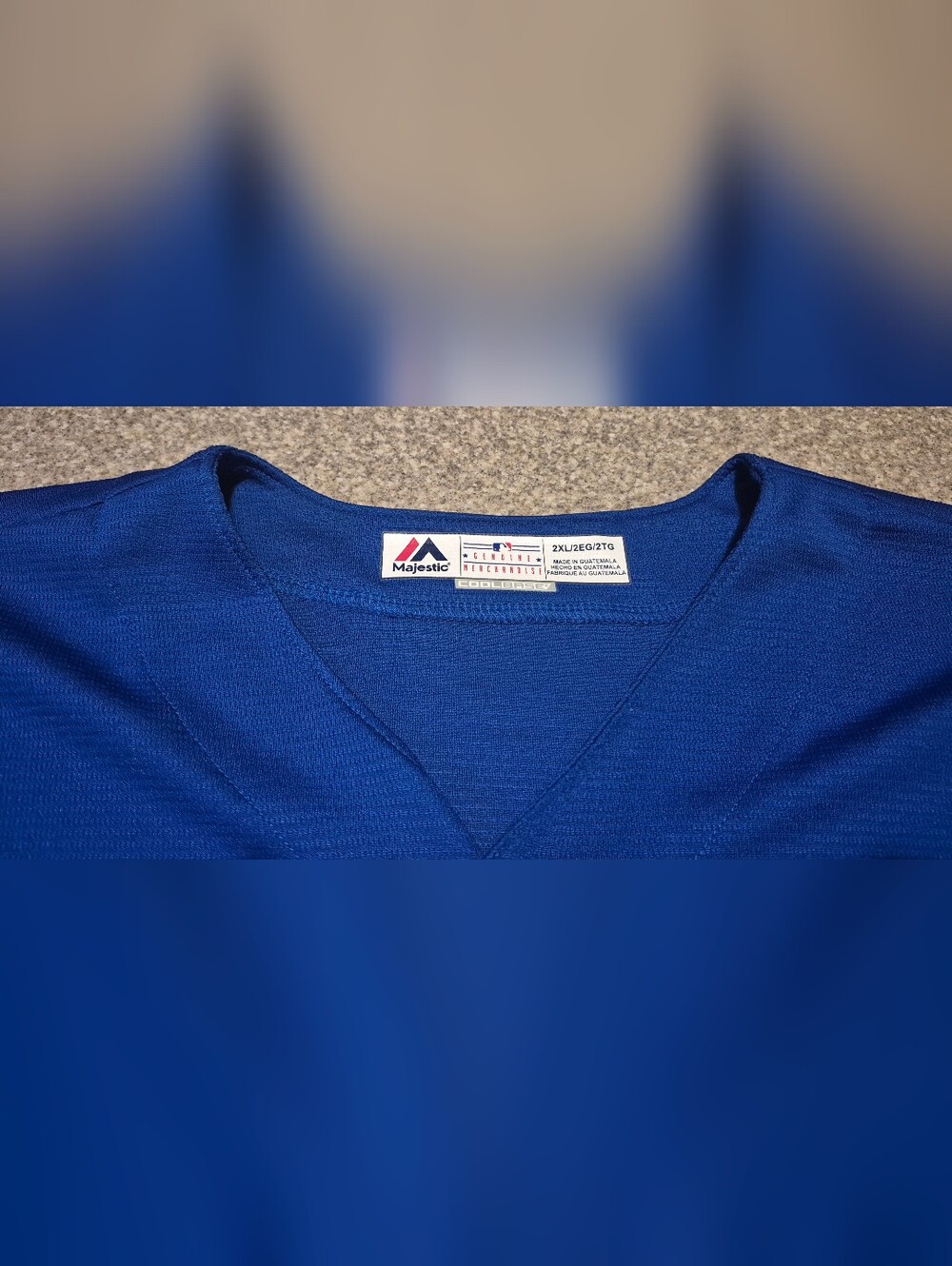 Mens Majestic Cubs Jersey Size 2xl - Blank Back - Picture 4 of 6
